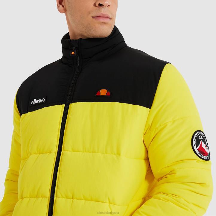 Ellesse мъже мъглявина яке жълто облекло 80BR467