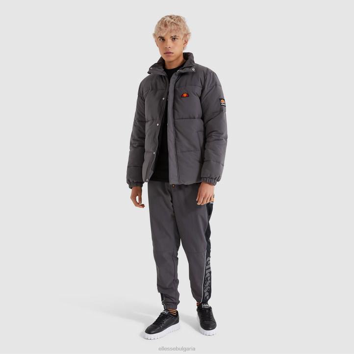 Ellesse мъже игрис подплатено яке тъмно сив облекло 80BR468