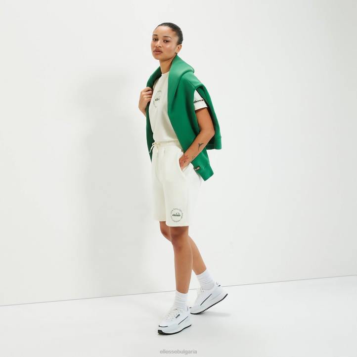 Ellesse унисекс фонтанса къса мръсно бяло облекло 80BR135