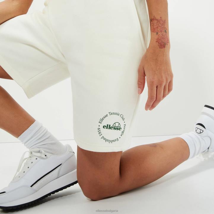 Ellesse унисекс фонтанса къса мръсно бяло облекло 80BR135