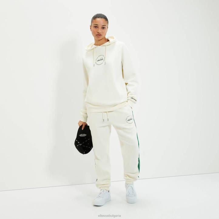 Ellesse унисекс суичър с качулка над главата giaradini мръсно бяло облекло 80BR28