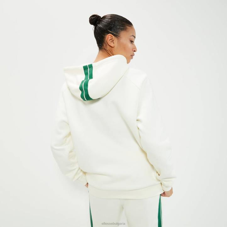 Ellesse унисекс суичър с качулка над главата giaradini мръсно бяло облекло 80BR28