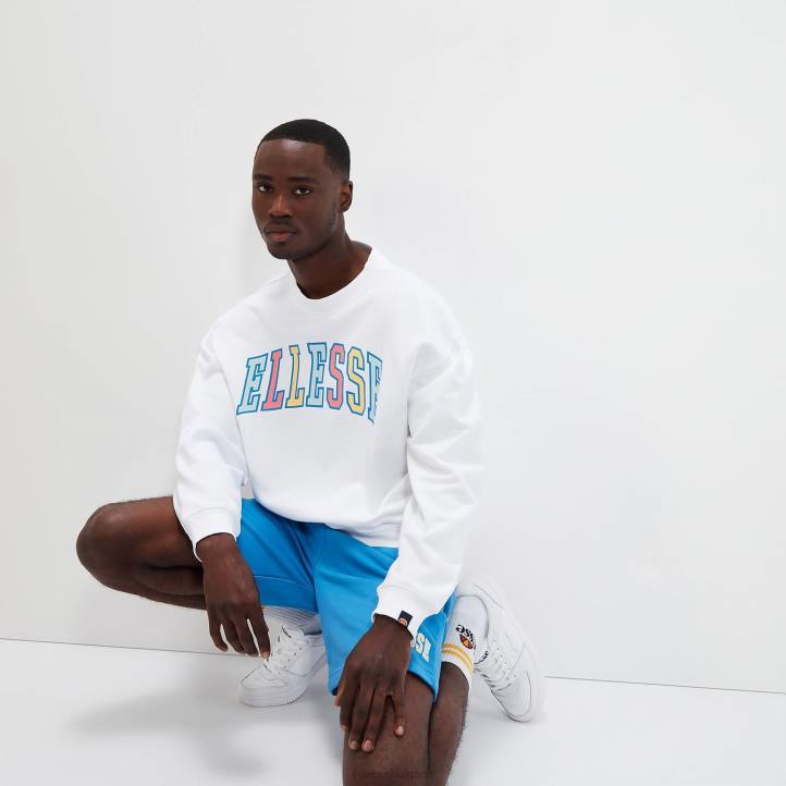 Ellesse унисекс суичър parsol бяло облекло 80BR303