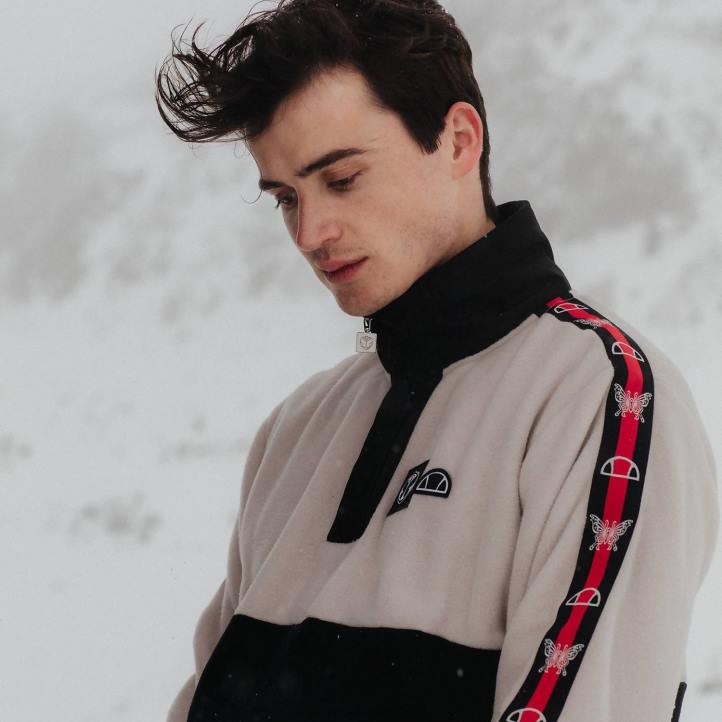 Ellesse унисекс поларен суичър tomorrowland черен облекло 80BR46