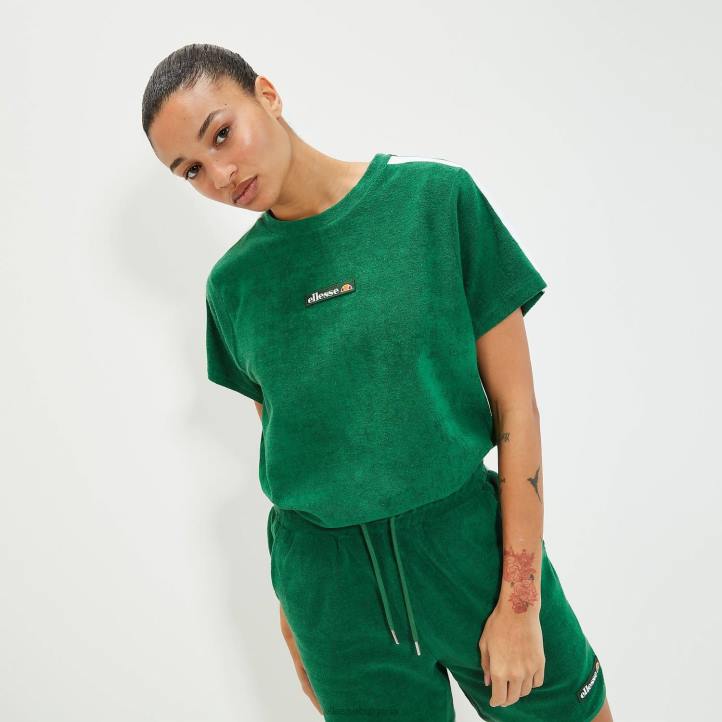Ellesse унисекс пиария тениска зелено облекло 80BR79