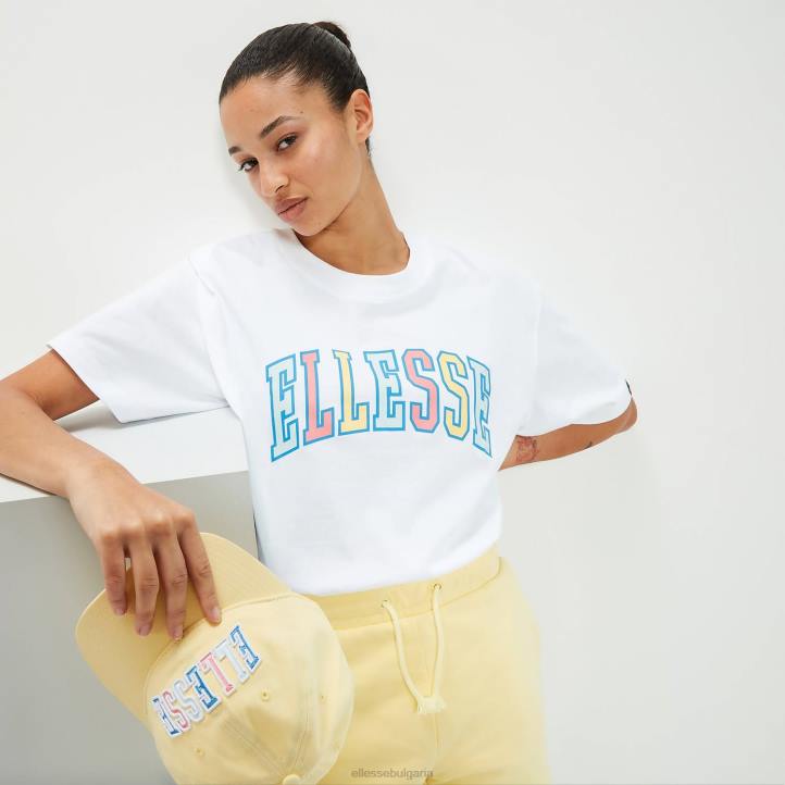 Ellesse унисекс тениска calipsi бяло облекло 80BR72