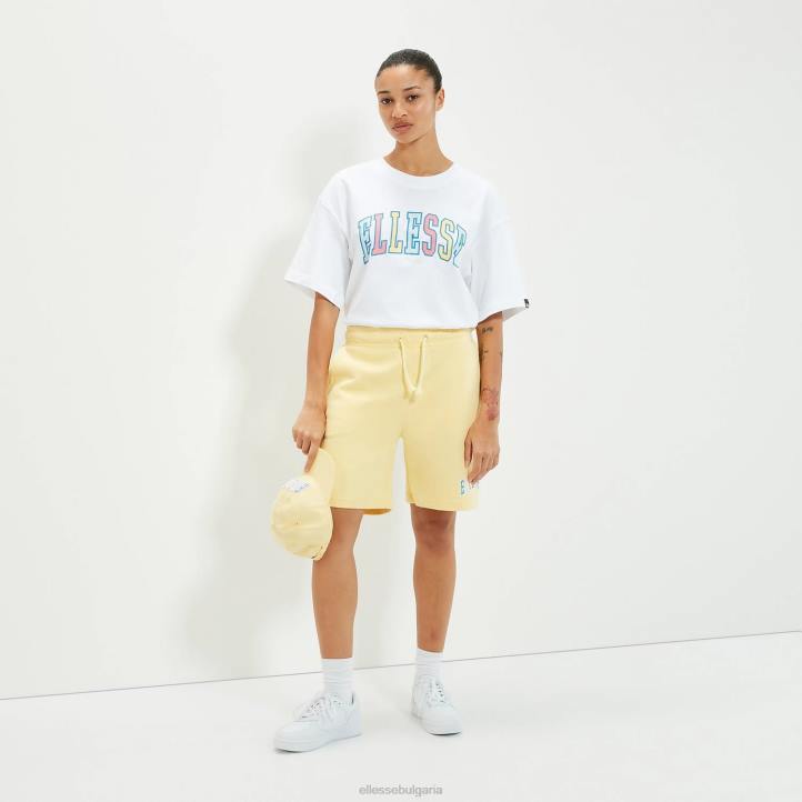 Ellesse унисекс тениска calipsi бяло облекло 80BR72