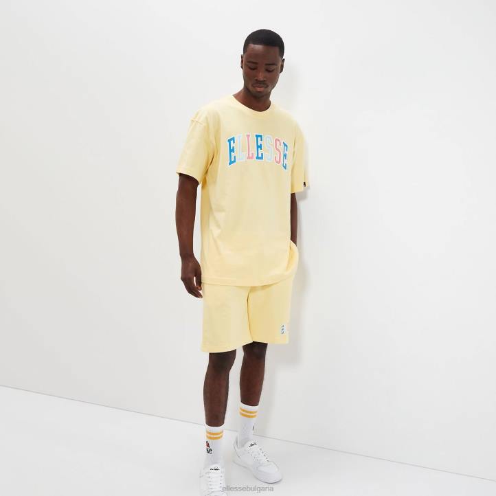 Ellesse унисекс тениска calipsi светло жълто облекло 80BR73