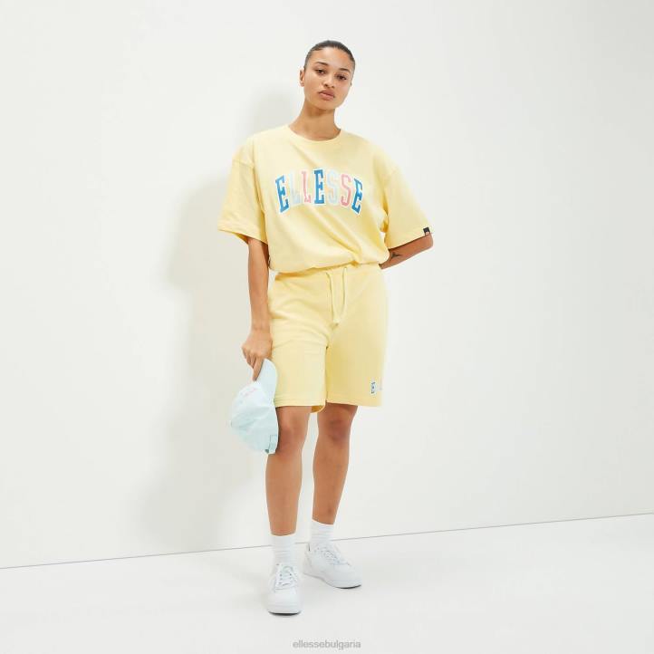 Ellesse унисекс тениска calipsi светло жълто облекло 80BR73